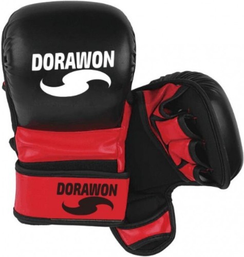 DORAWON-DORAWON, Gants de MMA DALLAS, rouge et noir-image-1