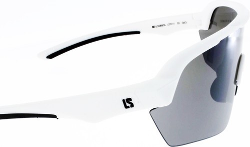 LOUBSOL-Lunettes de soleil Masque Adulte sport Indice 3 Loubsol PLASMA de couleur Blanc Mixte Indice 3 avec vision panoramique-3