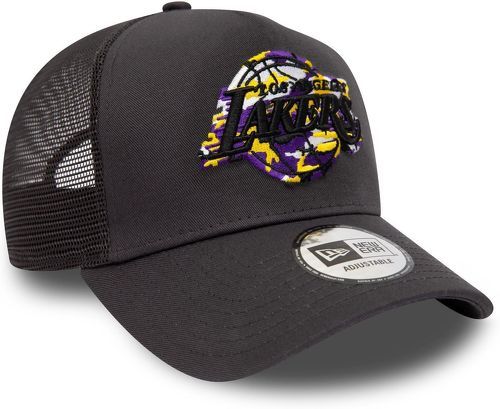 NEW ERA-New Era A Frame Trucker Cap Infill Los Angeles Lakers-2