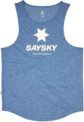 Saysky-Saysky Combat Logo Singlet Blue-image-1