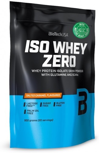 Biotech USA-Iso Whey Zero (500g) [CARAMEL SALÉ]-0