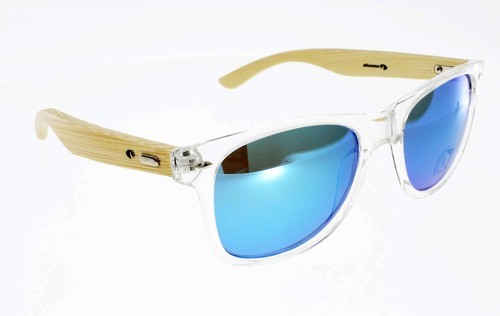 Skeena-Style Wayfarer Skeena Trick Translucide Verres Tés Mixte Indice 3 Avec Des Nches En Bois - Lunettes de running-2