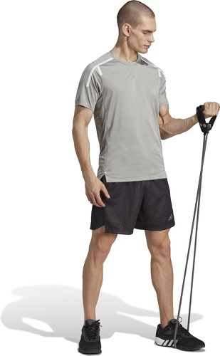 adidas Performance-Short imprimé en PU Workout-2