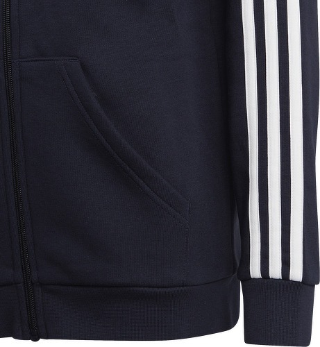 adidas Sportswear-Veste à capuche entièrement zippée en molleton Essentials 3-Stripes-4