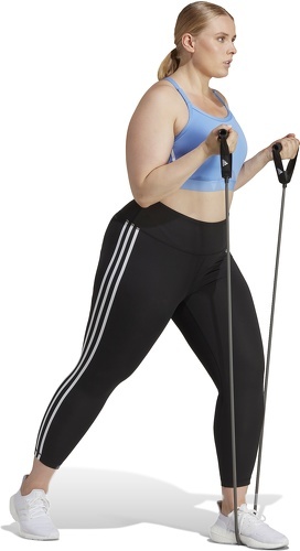 adidas Performance-Legging 7/8 taille haute à 3 bandes Train Essentials (Grandes tailles)-4