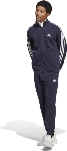 adidas Sportswear-adidas Herren Trainingsanzug Basic 3-Stripes French Terry M 3S FT TT TS IC6765-image-1