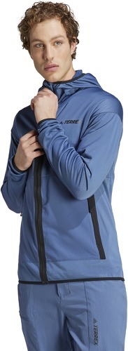 adidas Performance-Veste de randonnée légère à capuche Terrex Tech Flooce-1