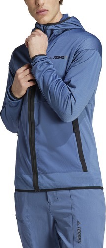 adidas Performance-Veste de randonnée légère à capuche Terrex Tech Flooce-4