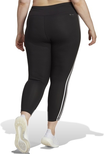 adidas Performance-Legging 7/8 taille haute à 3 bandes Train Essentials (Grandes tailles)-3