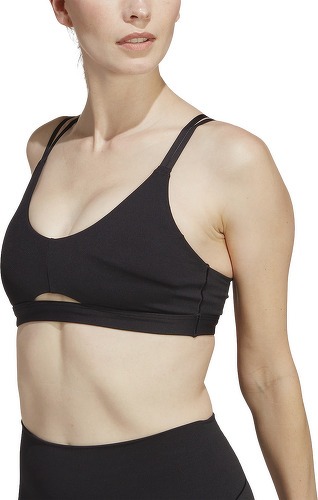 adidas-Brassière Yoga Studio Luxe Maintien léger-4