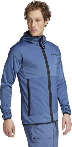 adidas Performance-Veste de randonnée légère à capuche Terrex Tech Flooce-2