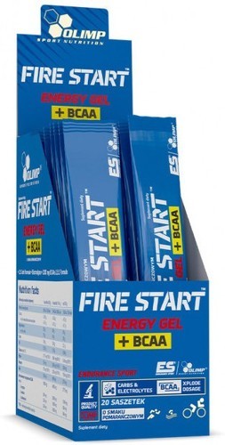 Olimp Sport Nutrition-Fire Start Energy Gel + BCAA (20x36g) [ORANGE]-0