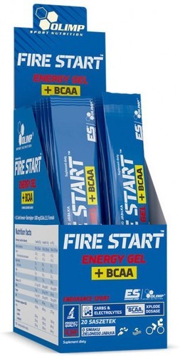 Olimp Sport Nutrition-Fire Start Energy Gel + BCAA (20x36g) [POMME VERTE]-0