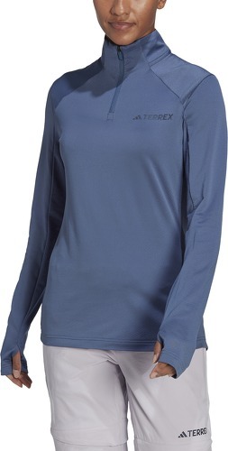 adidas Performance-Sweat-shirt à 1/2 zip en molleton Terrex Multi-3