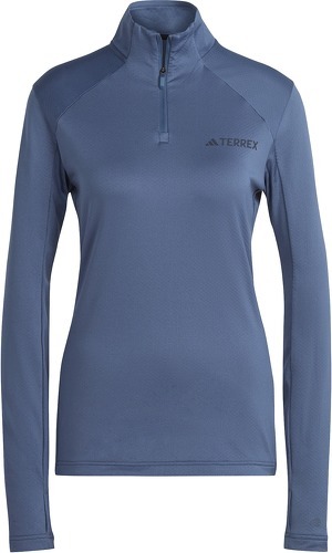 adidas Performance-Sweat-shirt à 1/2 zip en molleton Terrex Multi-1
