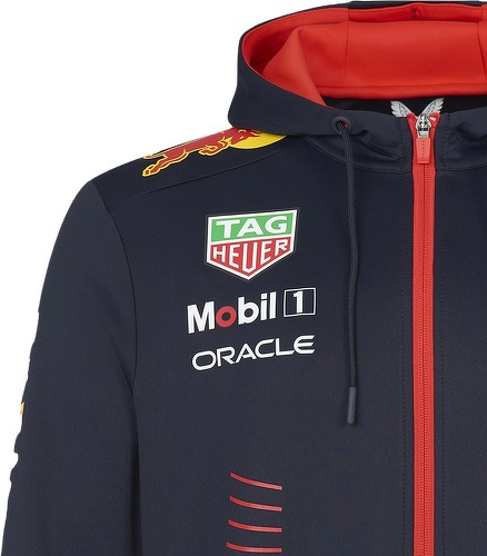 RED BULL RACING F1-Sweat À Capuche Zip Bull Racing F1 Team Formula Officiel Formule 1-2