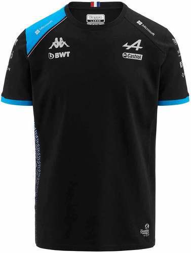 KAPPA-T-Shirt Amiry BWT Alpine F1 Team 2023 Noir-image-1