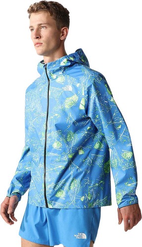 THE NORTH FACE-The North Face Higher Run Veste Super Sonic Blue Valley Floor Print-2