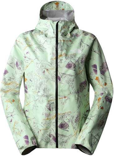 THE NORTH FACE-The North Face W Higher Run Jacket Damen Lime Cream Valley Floor Print-image-1