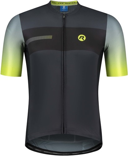 Rogelli-Maillot Manches Courtes Velo Dawn - Homme - Geel/Grijs-image-1