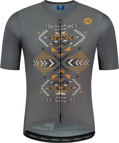 Rogelli-Maillot Manches Courtes Velo Totem - Homme - Taupe-image-1