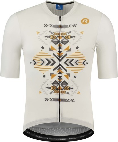 Rogelli-Maillot Manches Courtes Velo Totem - Homme - Sable-image-1