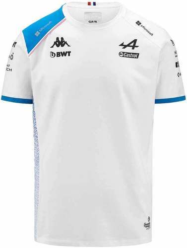 KAPPA-T-Shirt Amiry BWT Alpine F1 Team 2023 Blanc-image-1