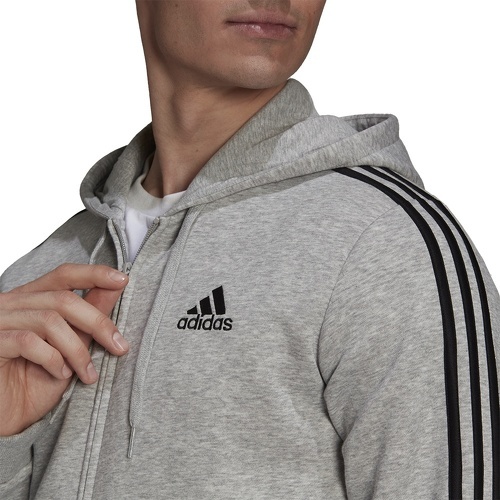 adidas Sportswear-Veste à capuche Essentials Fleece 3-Stripes Full-Zip-4