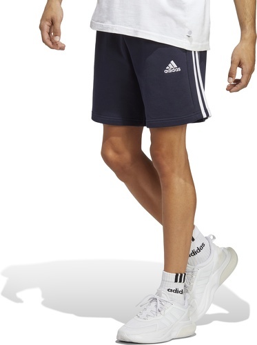 adidas Sportswear-Short à 3 bandes en moleton Essentials-1