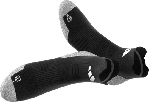 adidas Performance-Chaussettes de running adhérentes-2