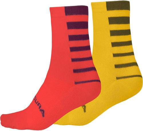 Endura-Calcetines Stripe Coolmax (pack 2)-0