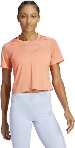 adidas Performance-T-shirt da running Fast Crop-1