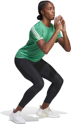 adidas Performance-T-shirt de running Run Icons 3-Stripes Low-Carbon-2