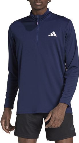adidas Performance-T-shirt training à manches longues et zip 1/4 Train Essentials Seasonal-0