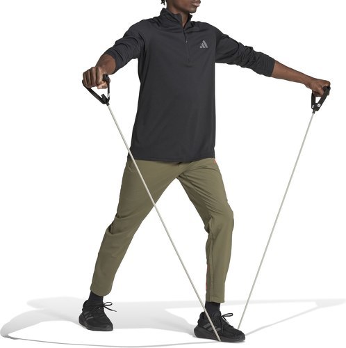 adidas Performance-T-shirt training à manches longues et zip 1/4 Train Essentials Seasonal-2