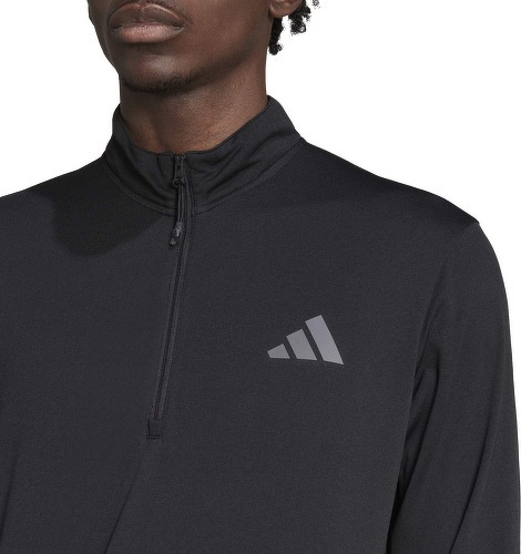 adidas Performance-T-shirt training à manches longues et zip 1/4 Train Essentials Seasonal-3