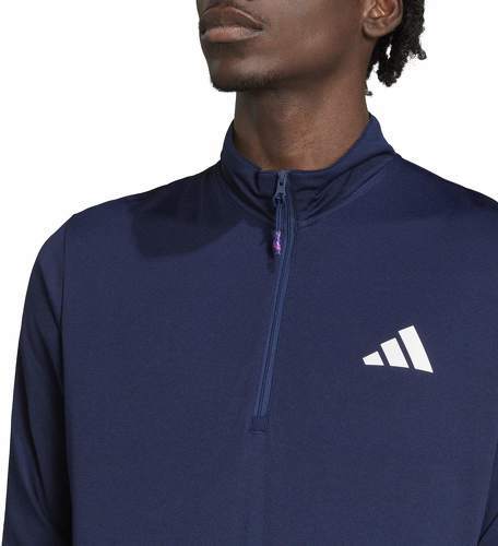 adidas Performance-T-shirt training à manches longues et zip 1/4 Train Essentials Seasonal-3