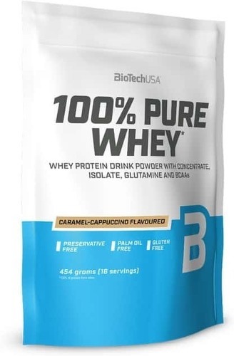 Biotech USA-100% Pure Whey (454g) [CARAMEL CAPPUCCINO]-0