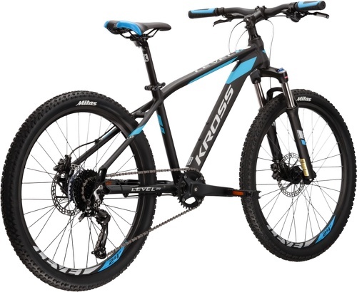 KROSS-Vélo VTT enfant LEVEL JR 3.0 noir/bleu 24''-1