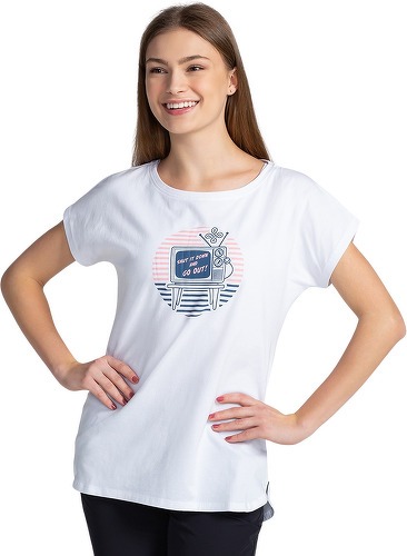 Kilpi-T-shirt en coton pour femme Kilpi NELLIM-image-1