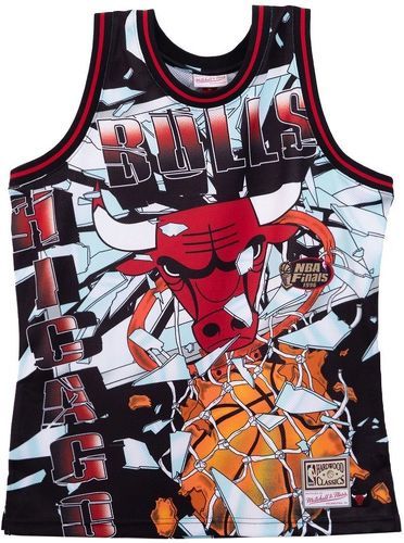 Mitchell & Ness-M&N Big Face 6.0 Fashion Tank Top Chicago Bulls-0