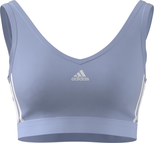 adidas Sportswear-Crop top Essentials 3-Stripes avec coussinets amovibles-1