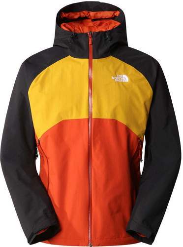 THE NORTH FACE-The North Face M Stratos Jacket Herren Rusted Bronze Arrowwood Yellow TNF Black-image-1