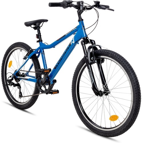 Nogan-Vélo Vtt Nogan Gravel Go Suspension 24 Pouces Ocean Blue-1