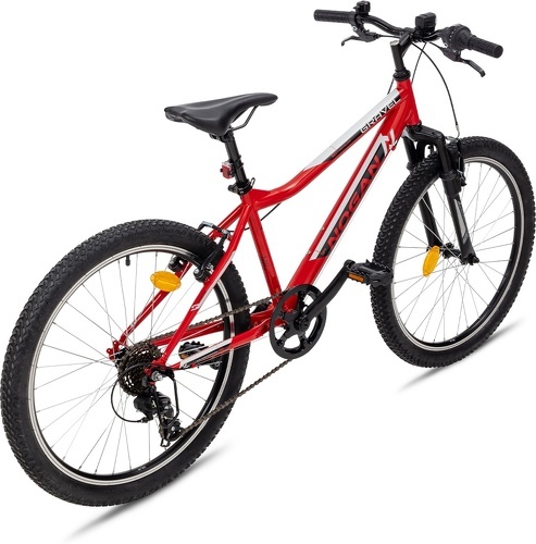 Nogan-Vélo VTT Enfant Nogan Gravel GO Suspension - 24 pouces - Signal Red-2