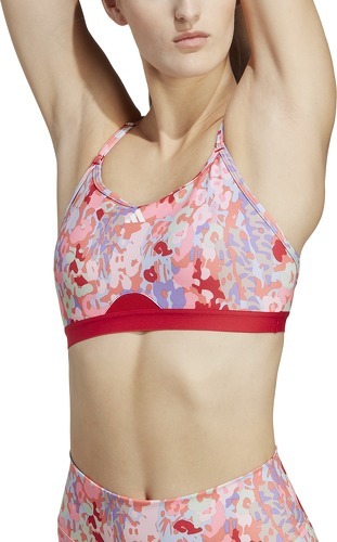 adidas Performance-Brassière de training à maintien léger AeroReact-4
