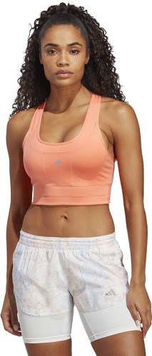 adidas Performance-Brassière de running à poches Maintien moyen-2