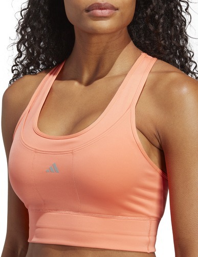 adidas Performance-Brassière de running à poches Maintien moyen-4