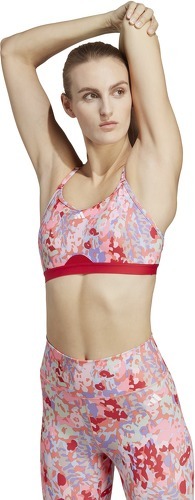 adidas Performance-Brassière de training à maintien léger AeroReact-1