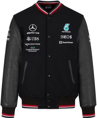MERCEDES AMG PETRONAS MOTORSPORT-Veste Varsity Mercedes AMG Petronas Motorsport Team Officiel F1-image-1